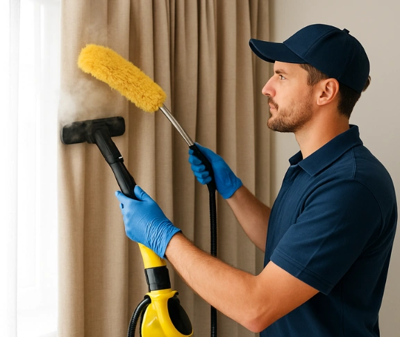 Trusted residential curtain cleaning technician Matty Curtain Cleaning rushcutters-bay-nsw QLD