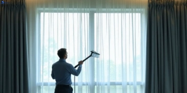 Commercial curtain steam cleaning service rushcutters-bay-nsw hotels offices
